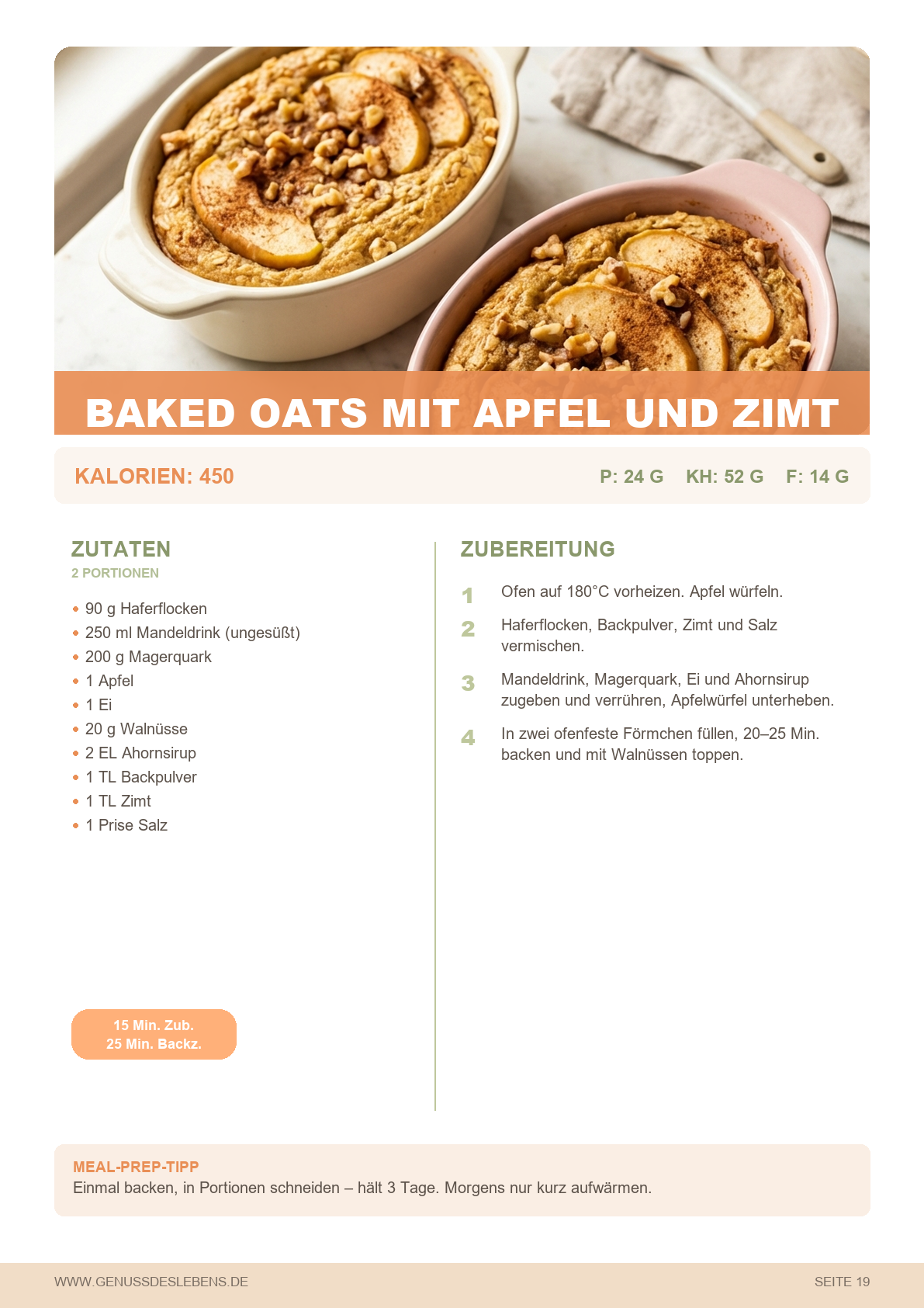 Abnehmen leicht gemacht - Meal Prep eBook mit 2 Wochenplänen – Bild 5